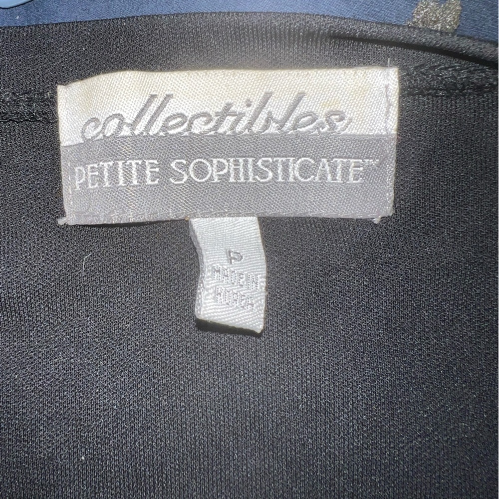 PETITE Sophisticate black shell/jacket, S - Picture 2 of 7